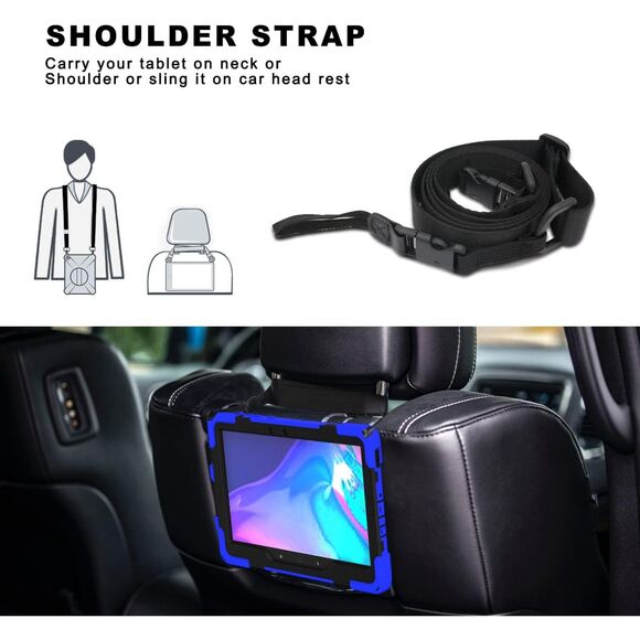 NIB-Samsung Galaxy Tab Active PRO 10.1 Case, Galaxy Shockproof TEAL - Picture 8 of 10